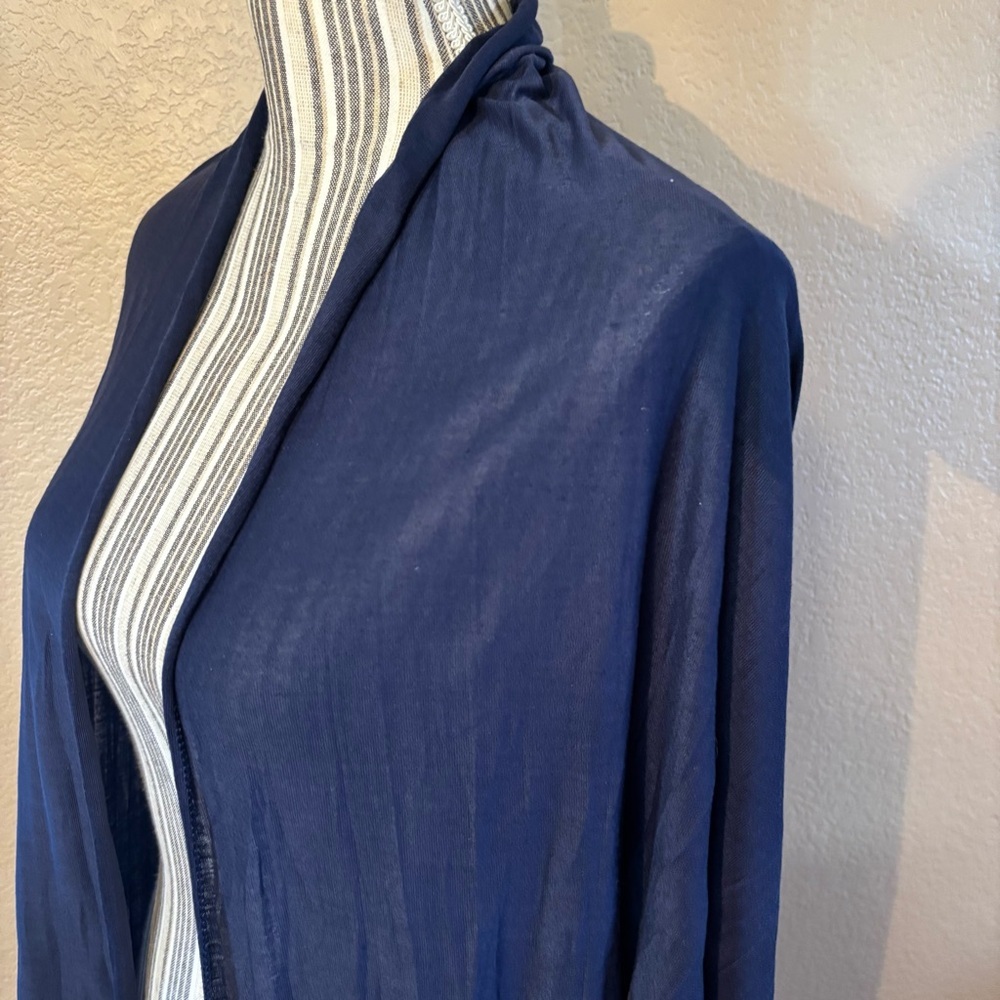 NWT Chuns Scarf / Wrap Navy Blue Large Super Soft Accessory Comfy Fall Winter - Picture 10 of 14